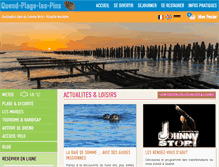 Tablet Screenshot of office-tourisme-quend-plage.com